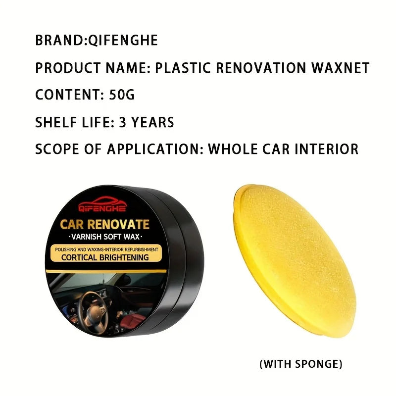 Car Restoration Kit – Interior Wax, Dashboard & Plastic Care