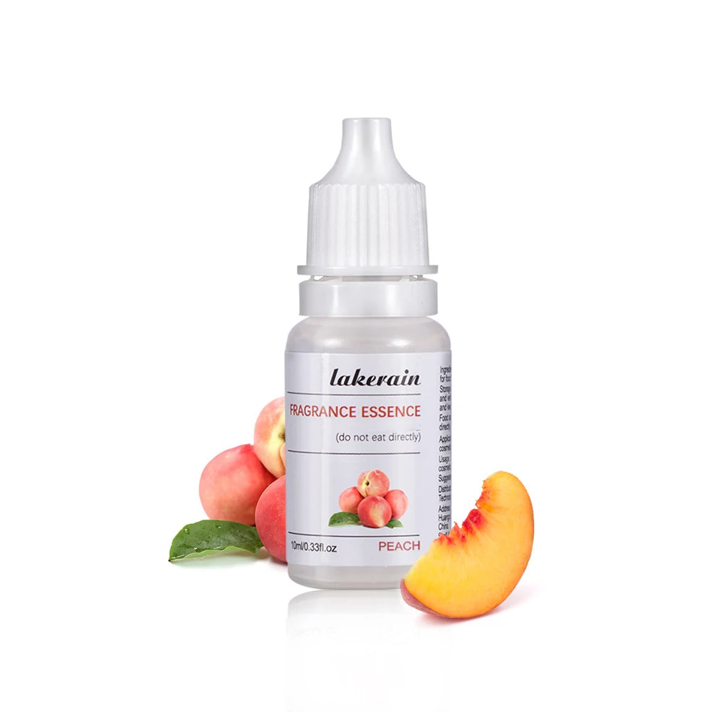 DIY 10ml Pure Fruit Fragrance Oil Diffuser Essential Oils Strawberry Flavor Oil For Lip Gloss DIY Soap Making Lipgloss Essence Peaceful Pleasures Health and Wellness 18 Peach
