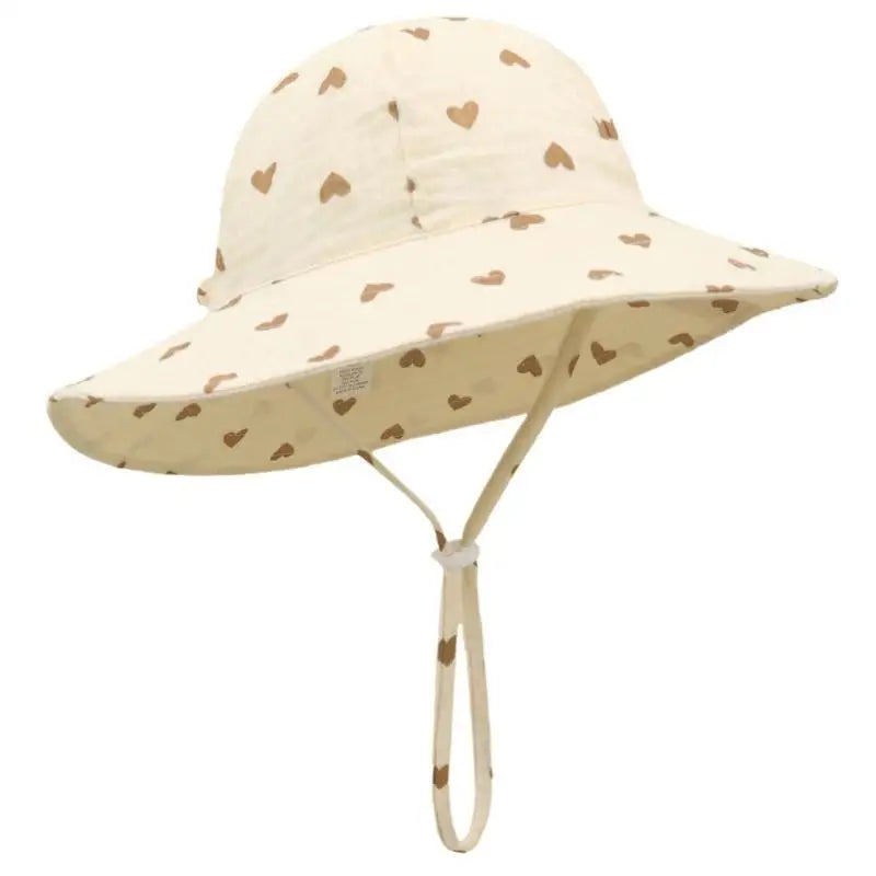 Baby Cotton Bucket Sun Hat UPF50+ | Infant Boys & Girls 6-12M