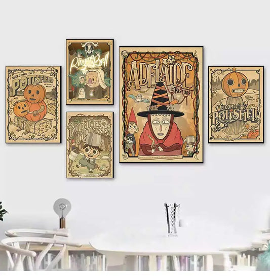 Over The Garden Wall Canvas Wall Art Print | Anime Home Decor Canvas Wall Art Peaceful Pleasures Health and Wellness