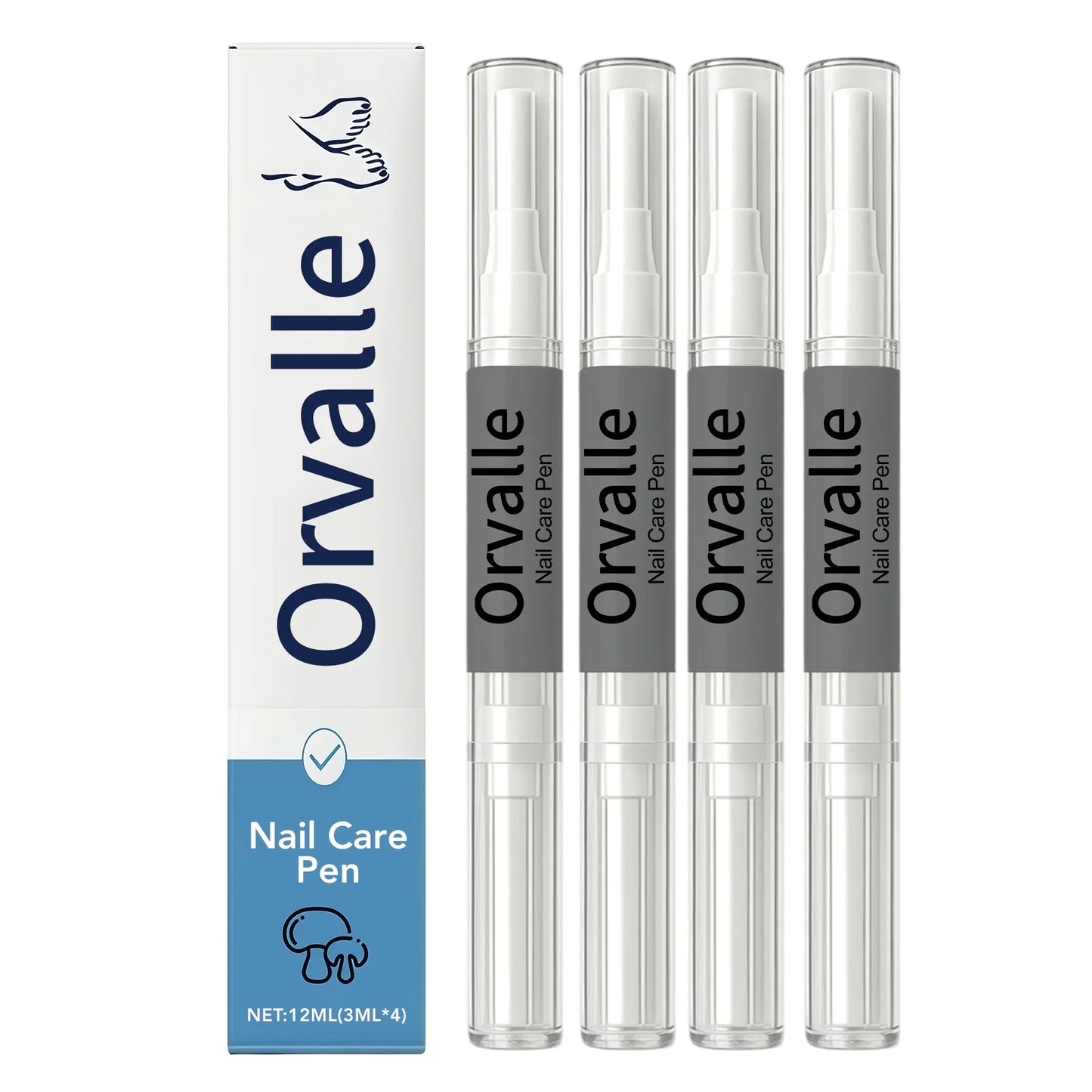 Nail Repair Pen Set Nails Growth Treatment Repair Serum Reduce Fungus Prevent Toenail Fingernail Breakage Damage Nail Hardener Peaceful Pleasures Health and Wellness 1 SET