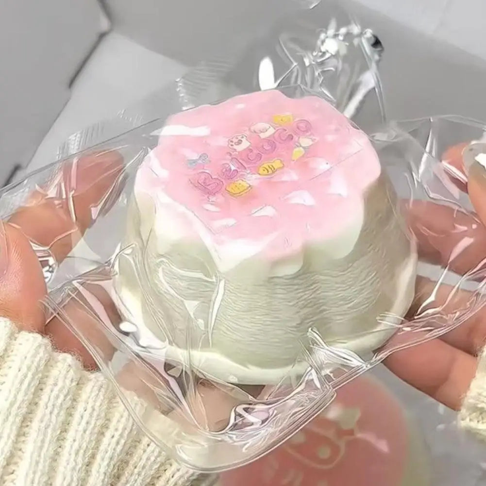 Cute Food Series Stress-relieving Toys Silicone Squeezing Slow