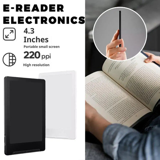 Outdoor Camping E-Paper Phone Case Star E-book Reader X4 Ultra-Portable 4.3-inch Magnetic Electronic Small E-ink Screen Reader Peaceful Pleasures Health and Wellness