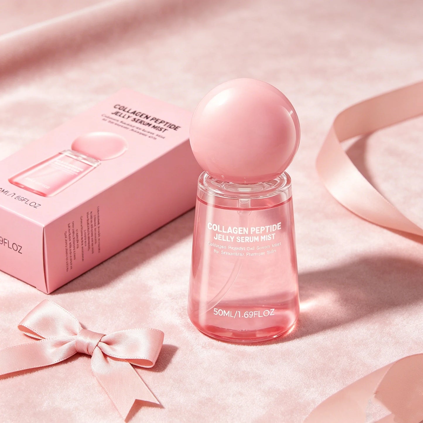 Jelly Face Essence Mist | Collagen Moisturizing Serum Spray 50ml