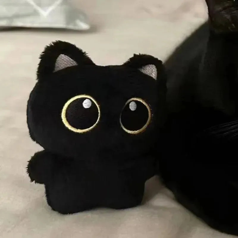 Cute Black Cat Plush Toy | Soft Stuffed Shadow Doll Cushion Stuffed Plush Toy Peaceful Pleasures Health and Wellness