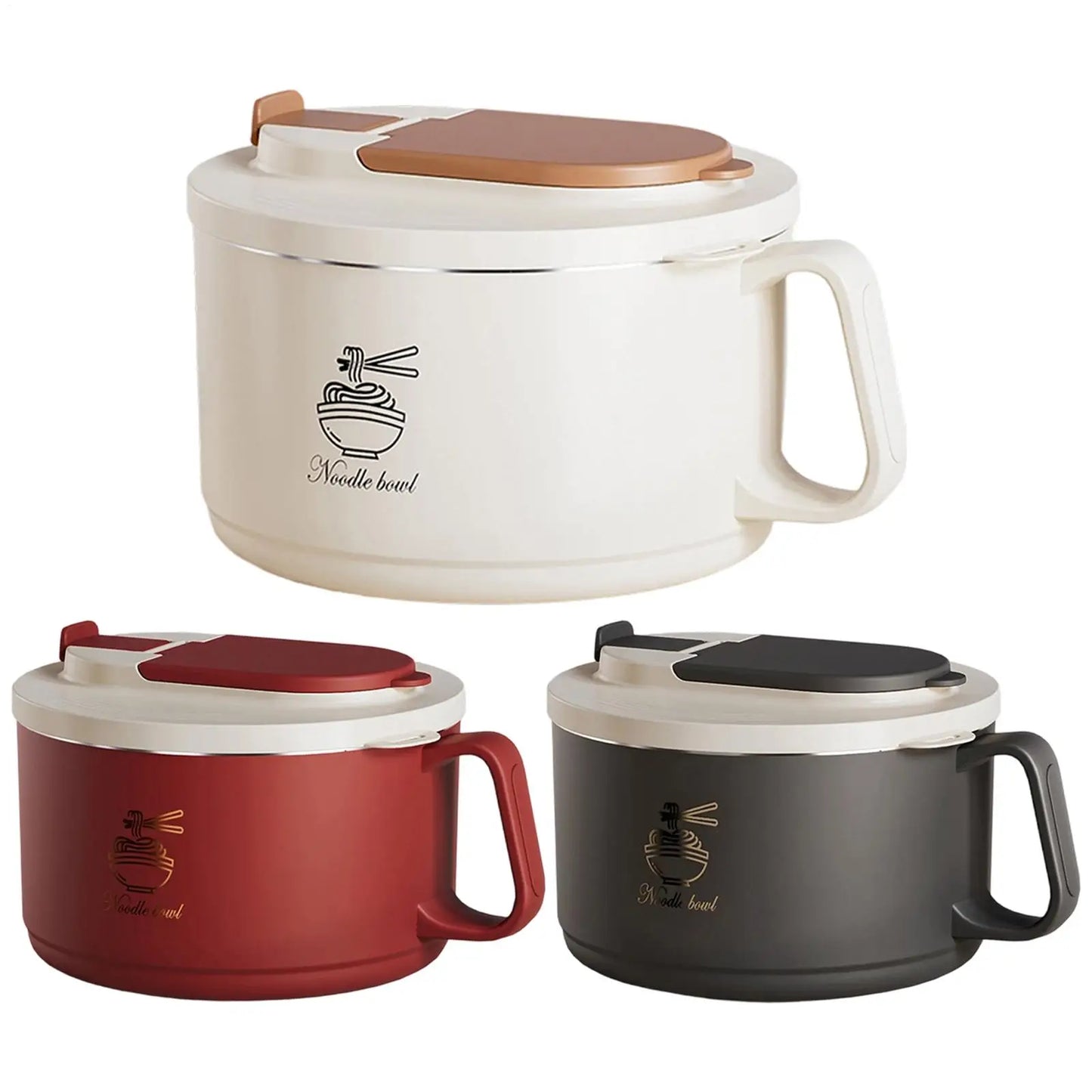 1650ml Stainless Steel Soup Bowl | Leakproof Lunch Container