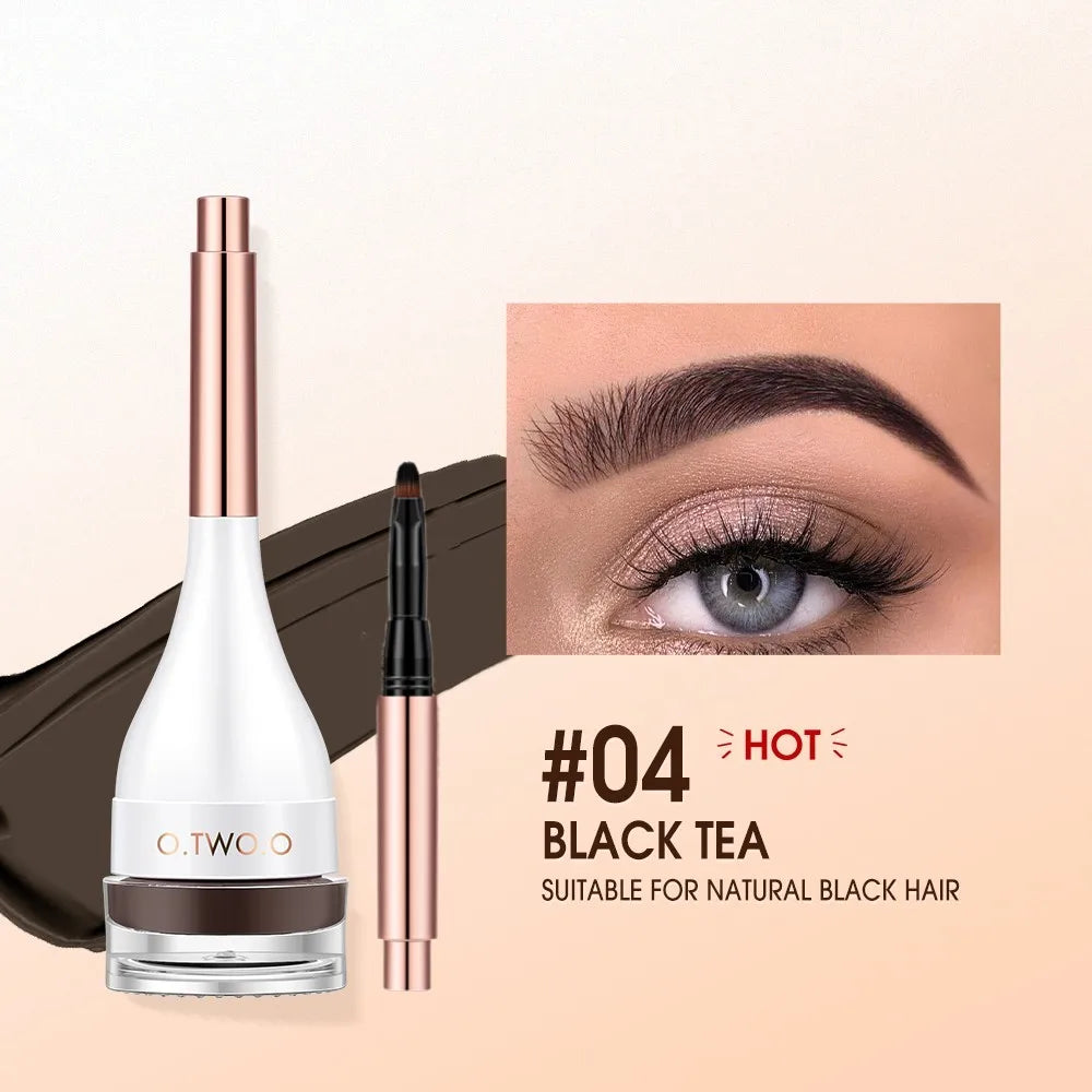 O.TWO.O Waterproof Eyebrow Pomade Gel – Smudge-Proof Brow Tint