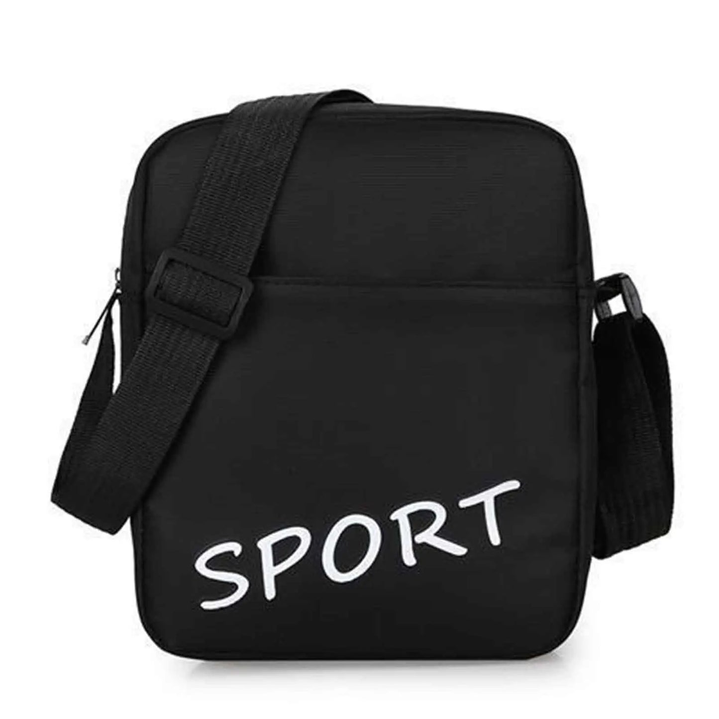 Casual Shoulder Bag for Men Bag Capacity Lightweight Material Side Sling Bag Suitable for Friend Family Neighbors Gift Peaceful Pleasures Health and Wellness B