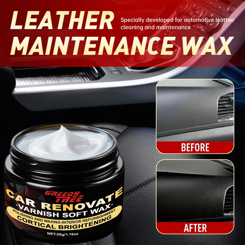 Car Interior Repair Wax – Nano Coating, Plastic Restorer & Polish