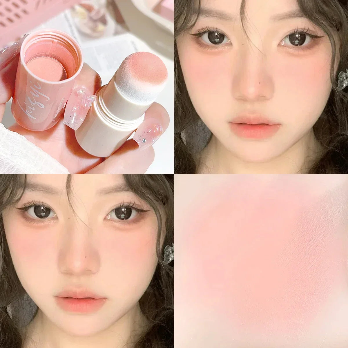 SADOER Cloud Velvet Blush Stick – Dual-Use Lips & Cheeks