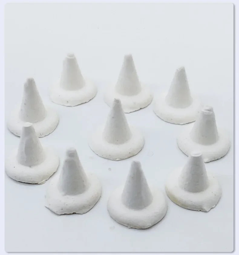 Alumina Conical Nail Set - High-Temp Resistant Ceramic Firing Support Tool for DIY Pottery & Vase Projects Peaceful Pleasures Health and Wellness