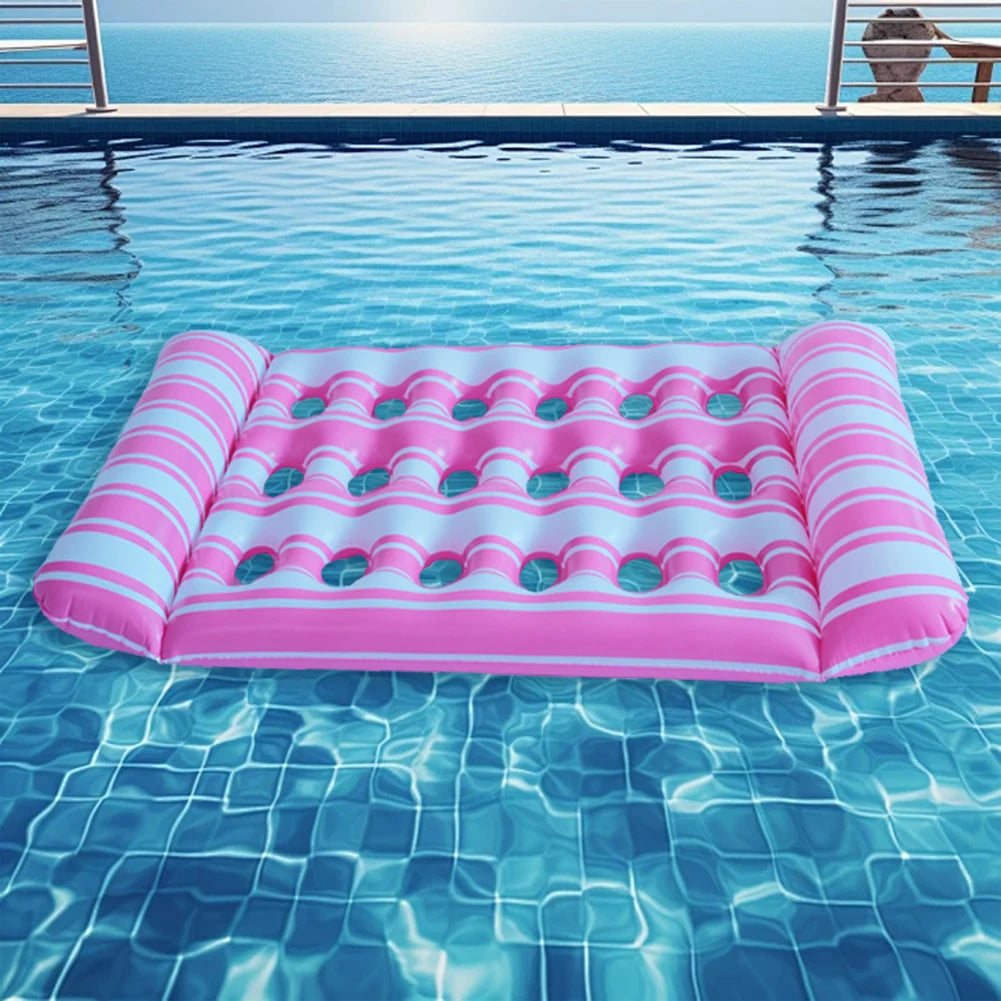Inflatable Floating Lounger Pool Air Mattress Hammock Float
