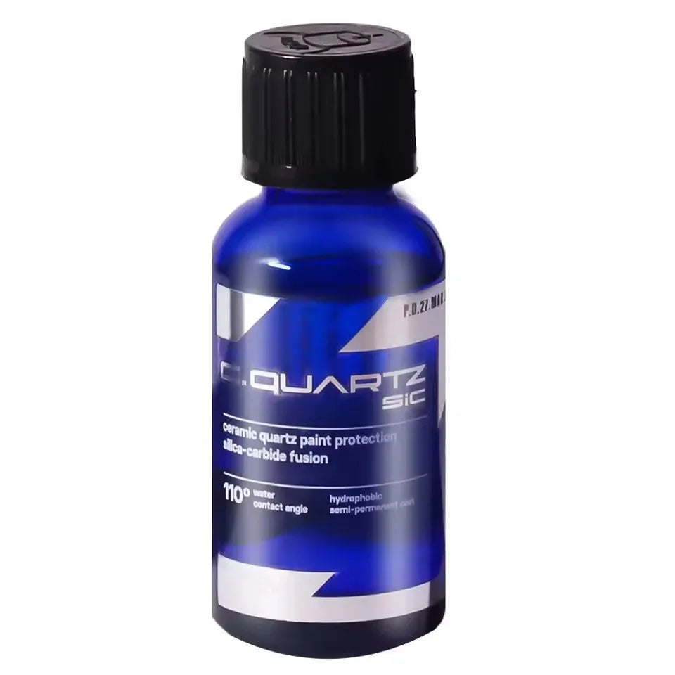For CAR CQUARTZ SiC 30ml Kit Car Ceramic Coating Finish Quartz Based Nanotechnology Bonds To Paint Glass Metal and Plastic Peaceful Pleasures Health and Wellness