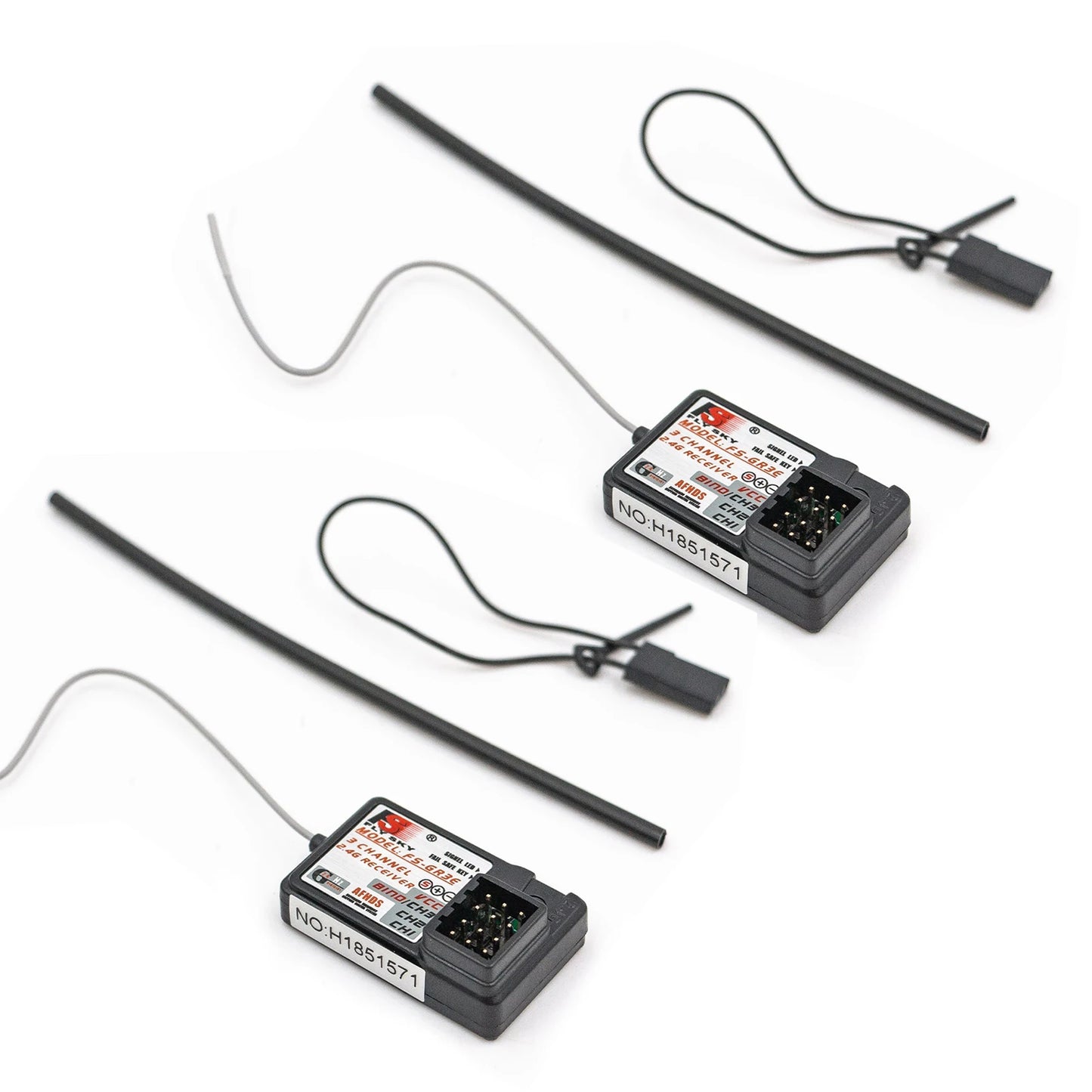 Flysky FS-GR3E 2.4GHz 3CH AFHDS Receiver for RC Car & Boat