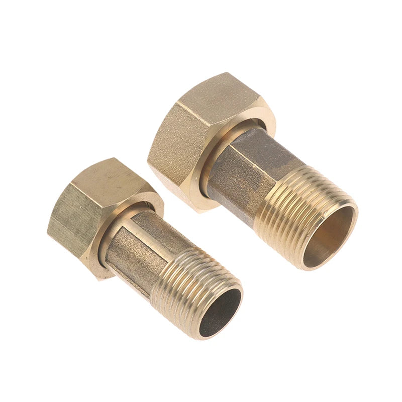 New 1/2 Inch 3/4 Inch Tap Water Meter Pump Adapter Male To Female Threaded Fitting Coupler Connector For Water Meter Peaceful Pleasures Health and Wellness
