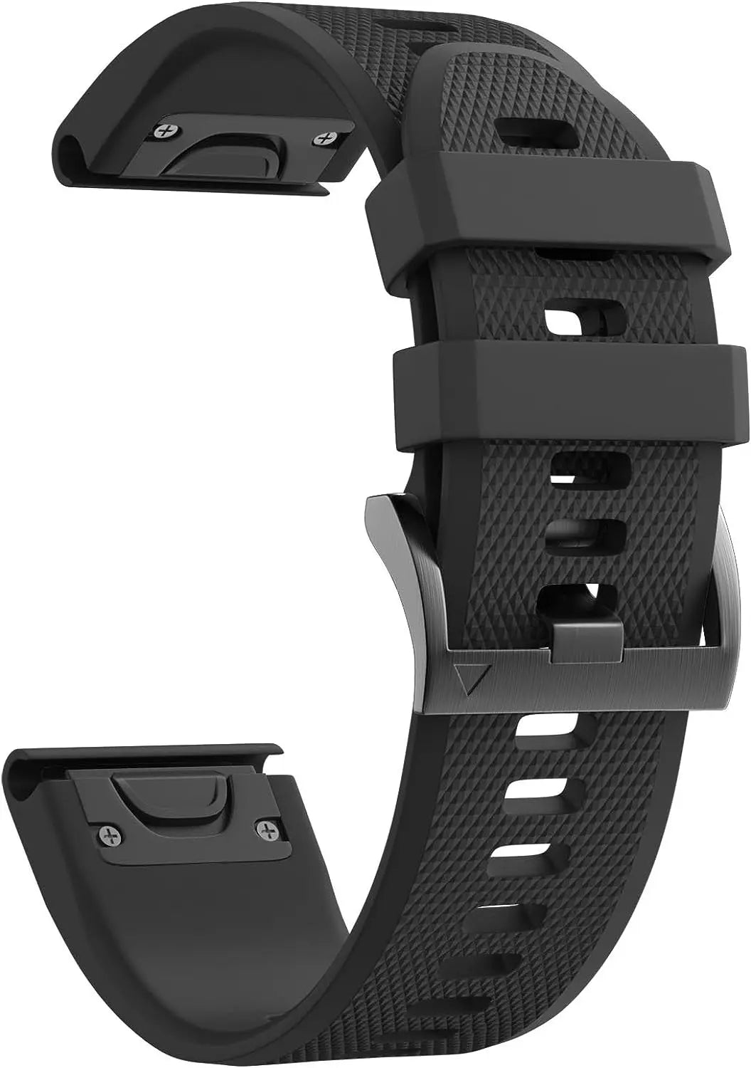 20mm Silicone QuickFit Band for Garmin Fenix 7S 6S 5S Pro Peaceful Pleasures Health and Wellness black For Fenix 7S