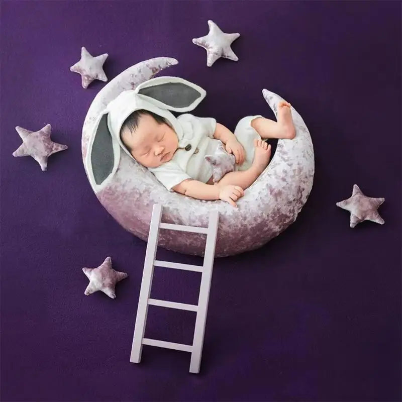 Newborn Moon Star Photography Props Set | Baby Shower Gift