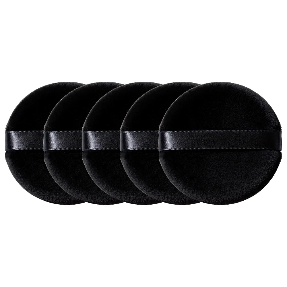 Powder Puff Makeup Sponge Set 5-10 Pcs | Washable Round Puff