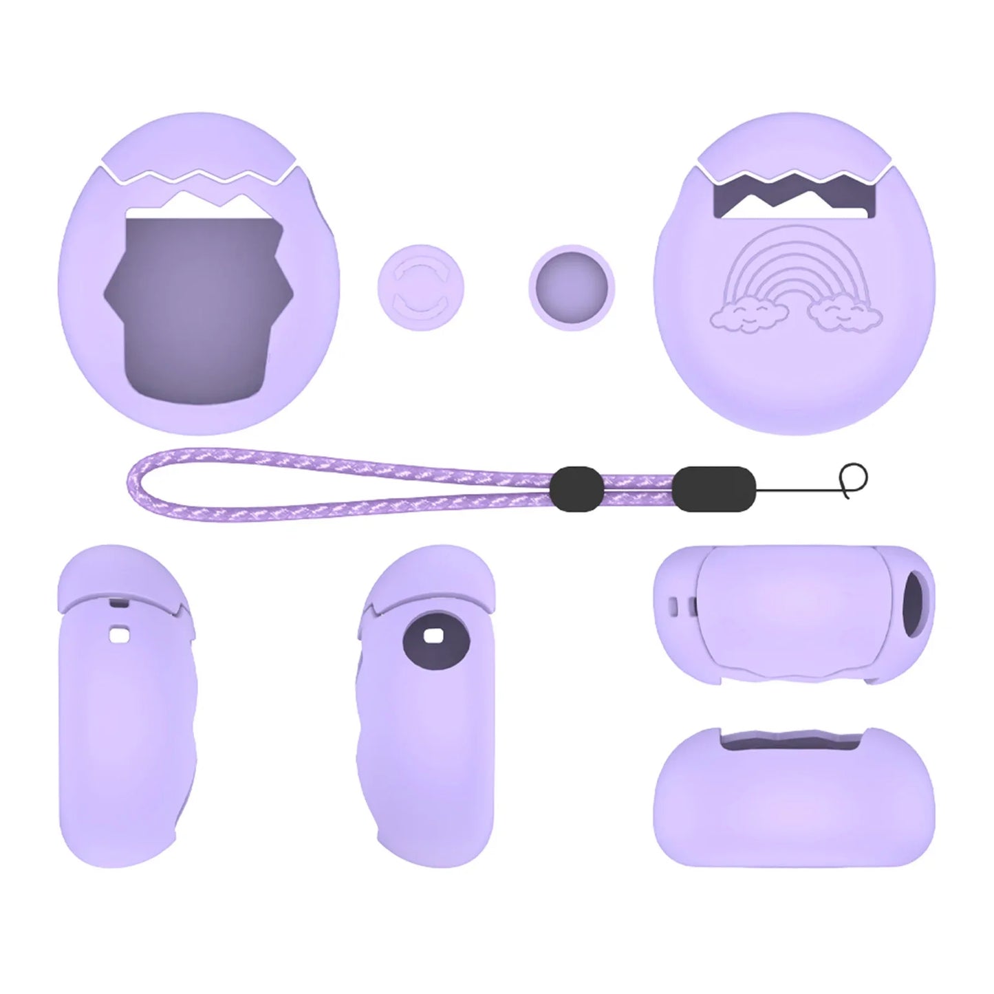 Silicone Case with Thumb Grips & Lanyard – Tamagotchi Paradise