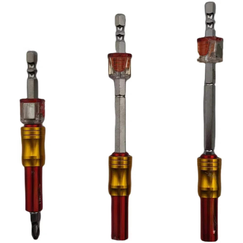 1X Robust Screwdriver Bit Holder Precision Depth Adjustment Hexagonal