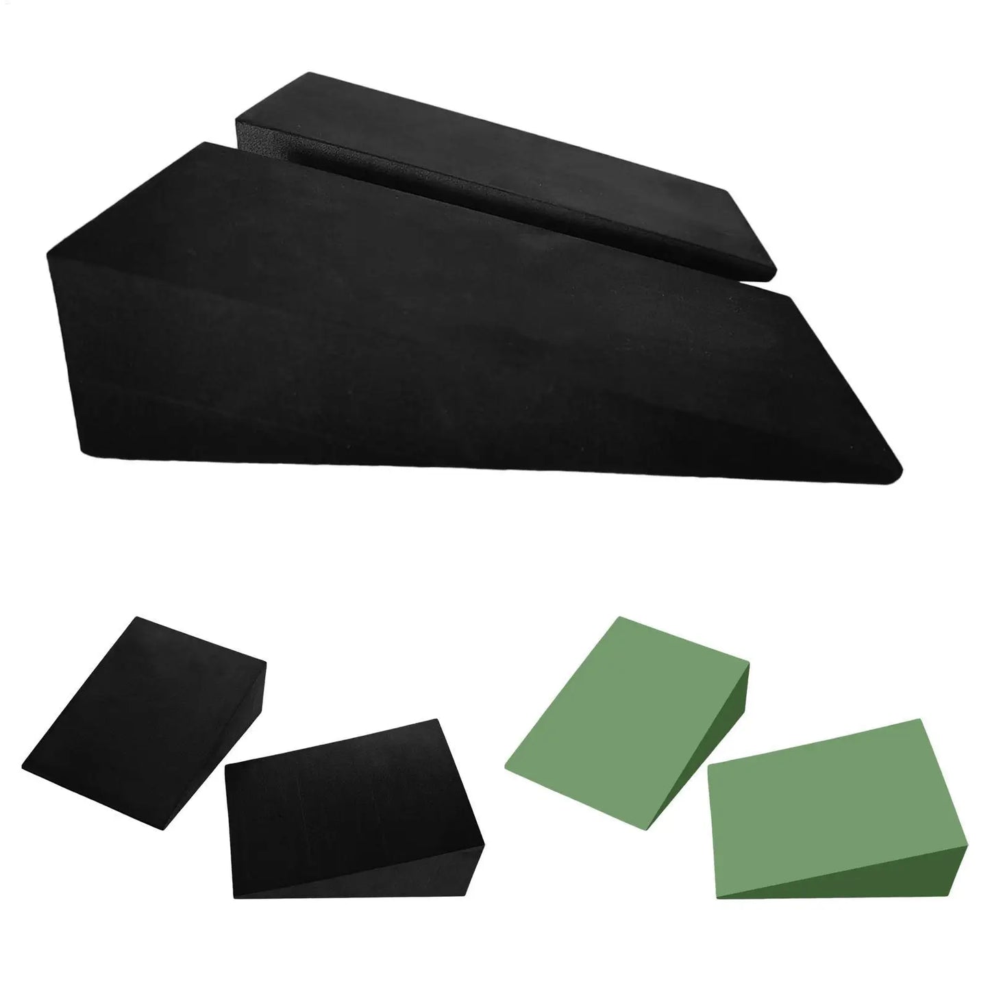 EVA Foam Yoga Wedge Blocks | Squat Slant Board Pair