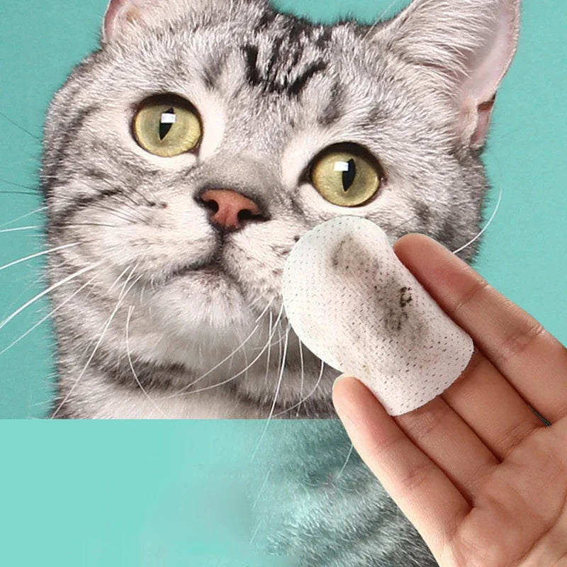 Hypoallergenic Pet Eye Wipes for Dogs & Cats – 130 Pack