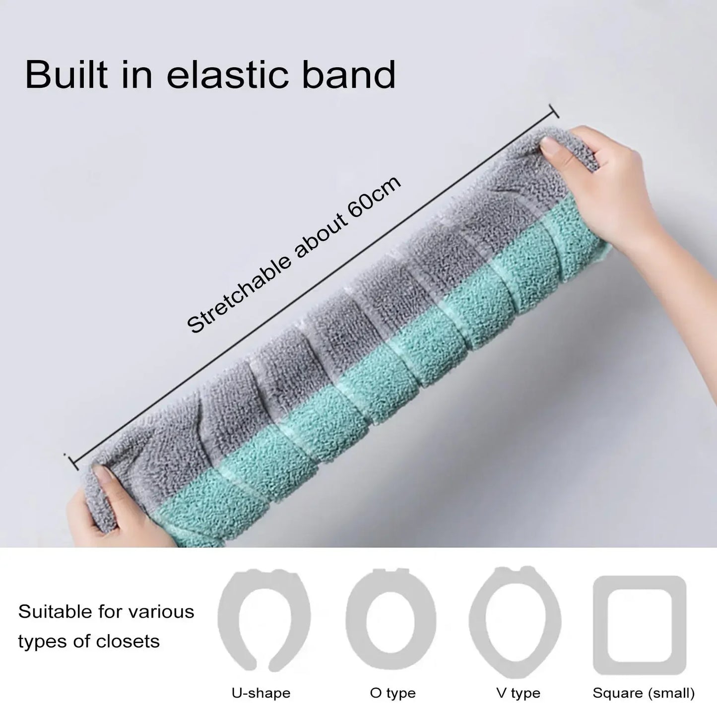 Warm Toilet Seat Cushion Cover – Universal Soft Plush Pad