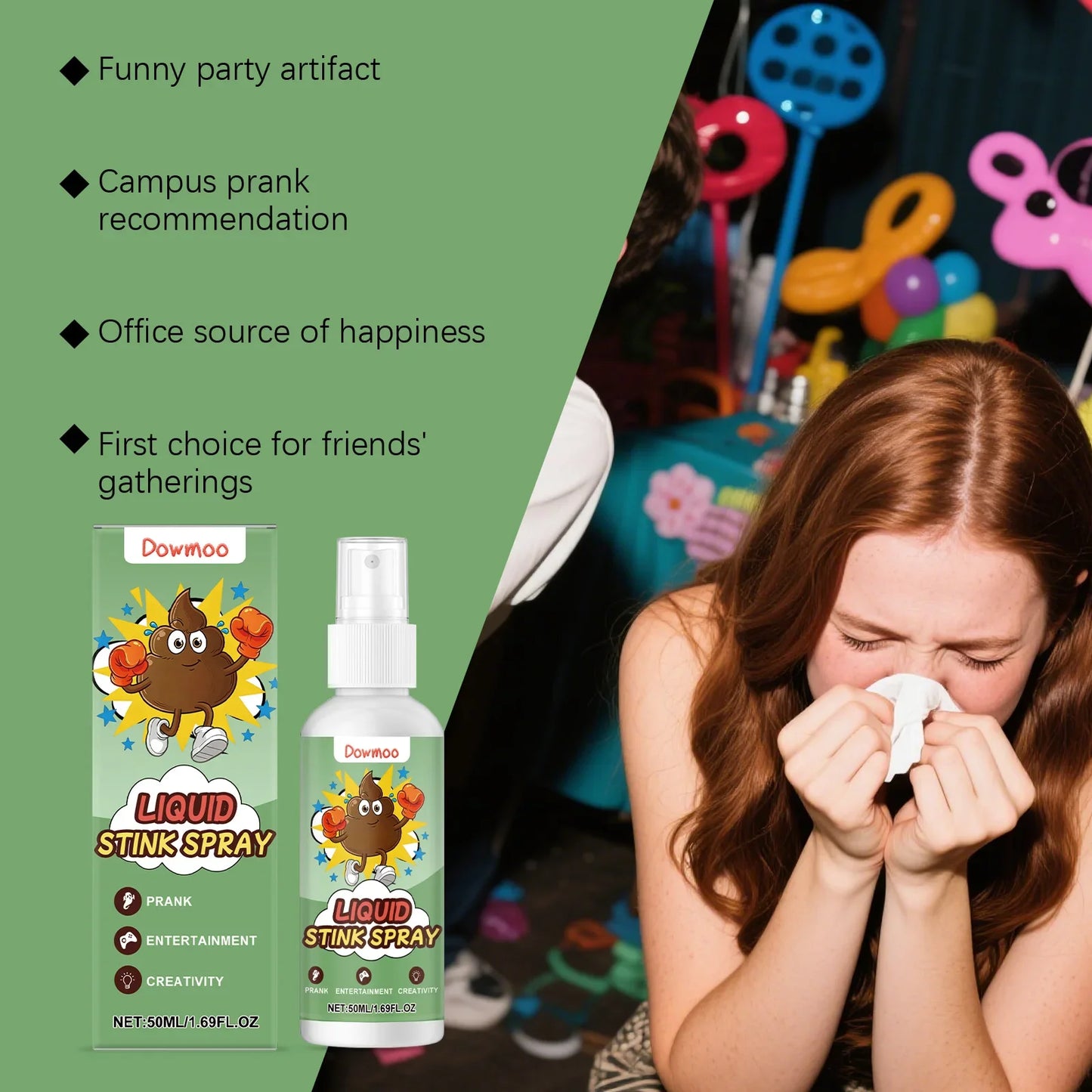 Fart Spray Prank Stink Bomb 50ml – Novelty Gag Gift Toy