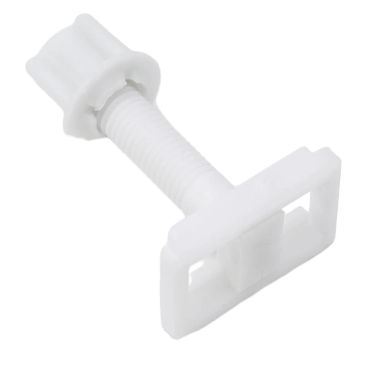 Toilet Seat White Hinges Full Bolts Screws Bathroom Repair Kits Tools