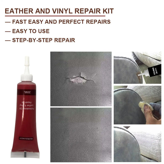 20ml Leather Repair Gel – Color Restore Paste for Cars & More Leather Repair Paste Oasis Select