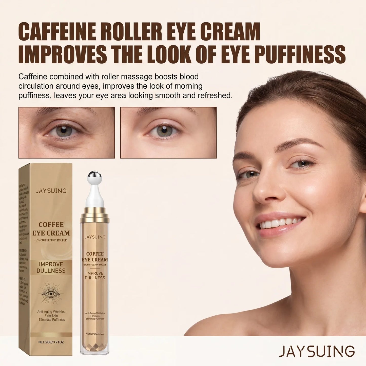Caffeine & Niacinamide Eye Cream – Firming & Hydrating 20g