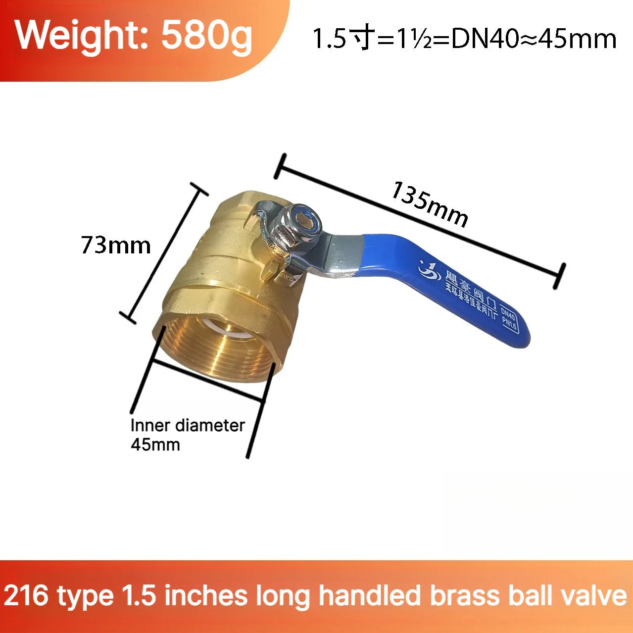 Brass Mini Ball Valve 1/2" 3/4" 1" BSP – Water Gas Oil Shut Off