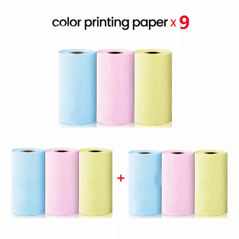 57mm Colorful Thermal Label Sticker Paper – Bluetooth Mini Printer