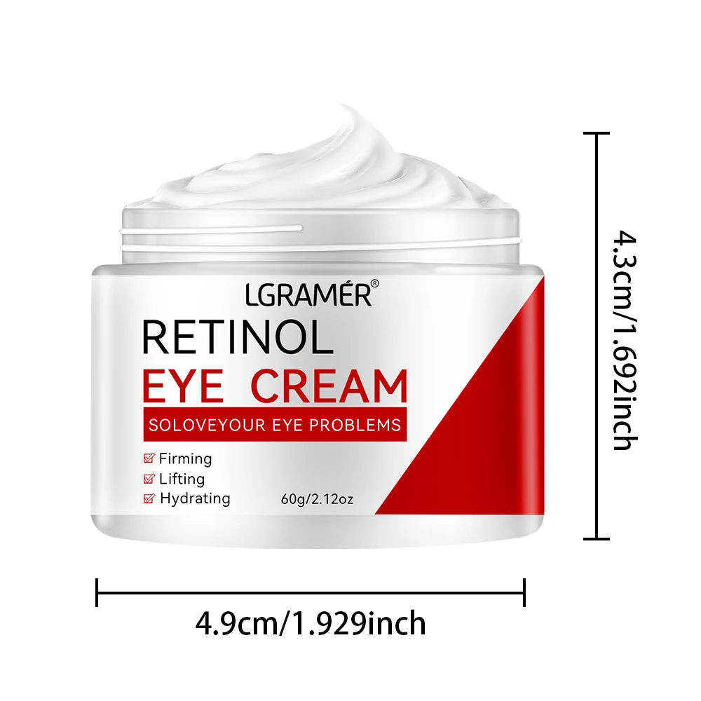 Retinol Eye Cream – Dark Circles, Firming & Instant Eye Repair Peaceful Pleasures Health and Wellness