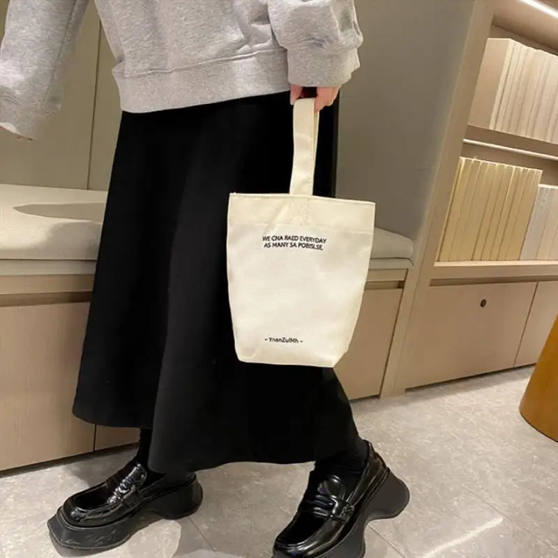 JETTING Canvas Crossbody Shoulder Tote Bag | Unisex Casual Purse