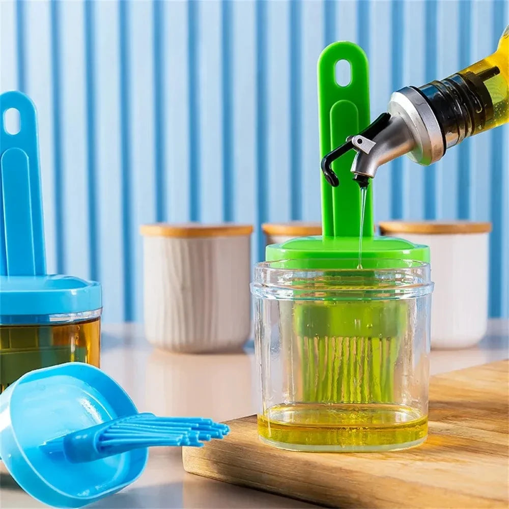 BBQ Basting Brush | Silicone Oil Grill Brush for Outdoor Cooking BBQ Basting Brush Peaceful Pleasures Health and Wellness