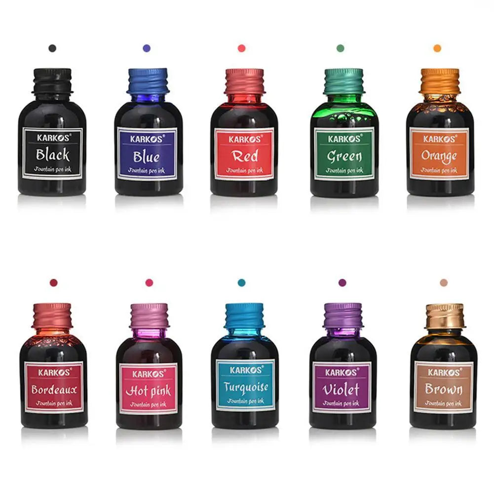 Colorful Fountain Pen Ink – Calligraphy & Writing Ink Bottle