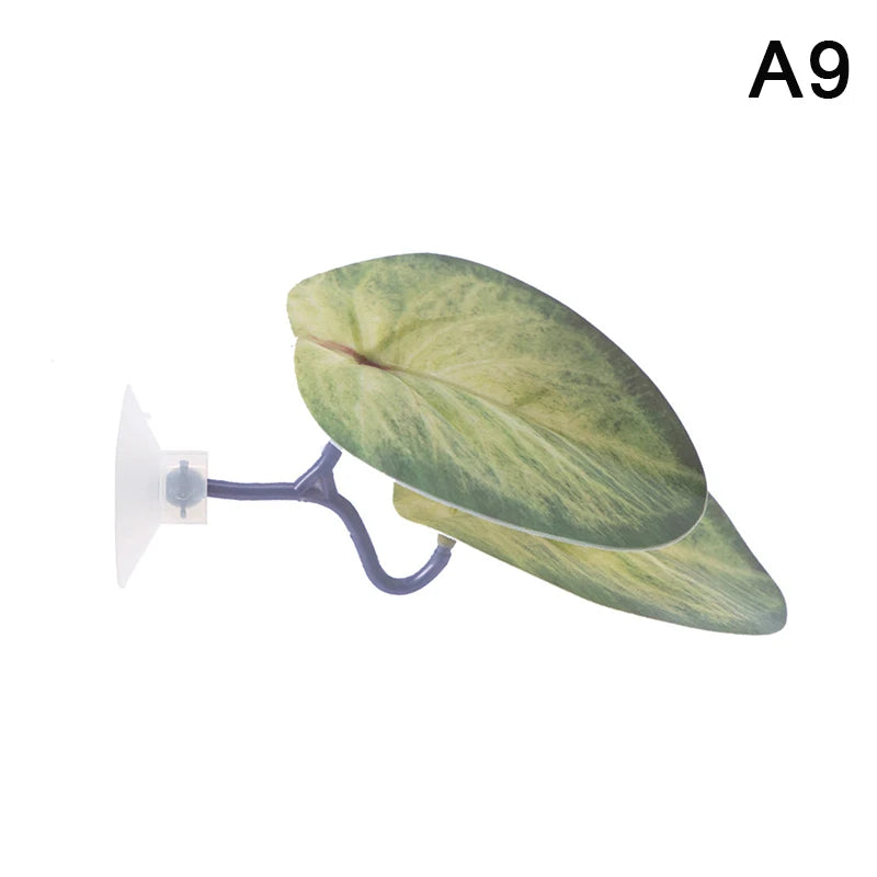Artificial Aquarium Leaf Plant – Fish Resting & Hiding Decor