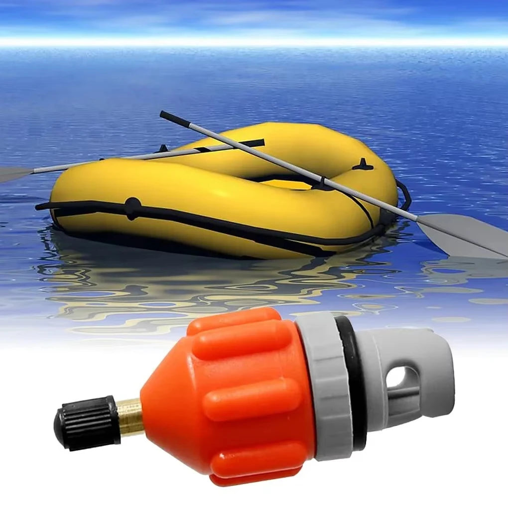 1PCS Air Valve Adaptor Dustproof Wear-resistant Rowing Boat Air Valve Adaptor Kayak Inflatable Pump Adapter Peaceful Pleasures Health and Wellness