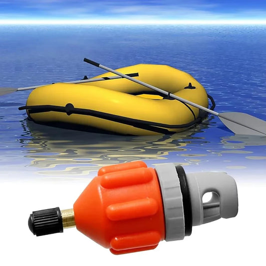 1PCS Air Valve Adaptor Dustproof Wear-resistant Rowing Boat Air Valve Adaptor Kayak Inflatable Pump Adapter Peaceful Pleasures Health and Wellness
