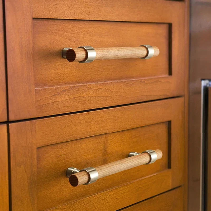 Wood Cabinet Handles & Drawer Knobs | 128mm & 160mm