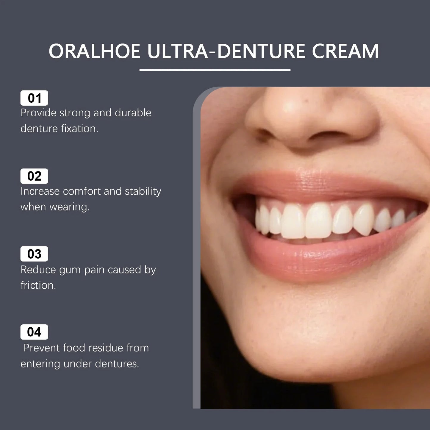Denture Adhesive – Secure, Natural & Comfortable Daily Hold