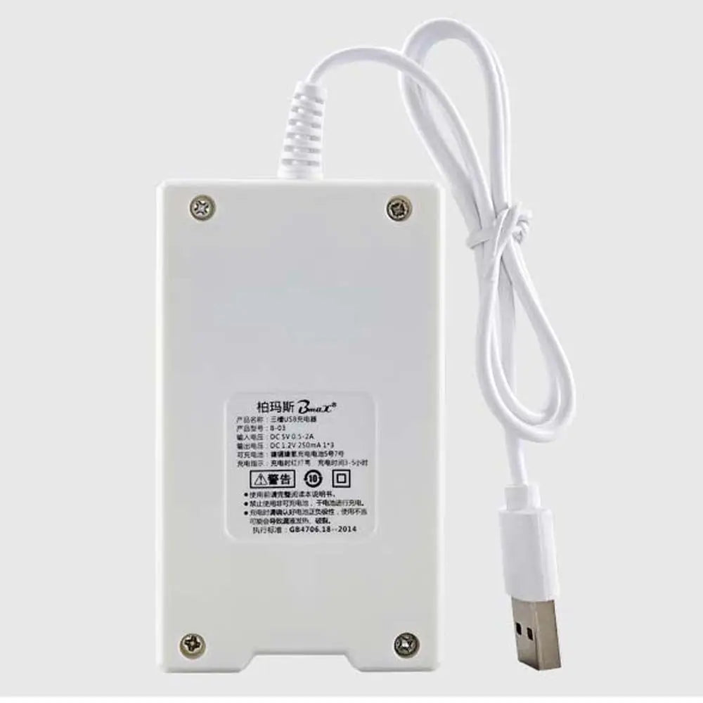 Charger AA Battery Charging Charge Dock Batteries USB Charger Battery Charging Station Lithium Battery Charger Battery Charger Peaceful Pleasures Health and Wellness