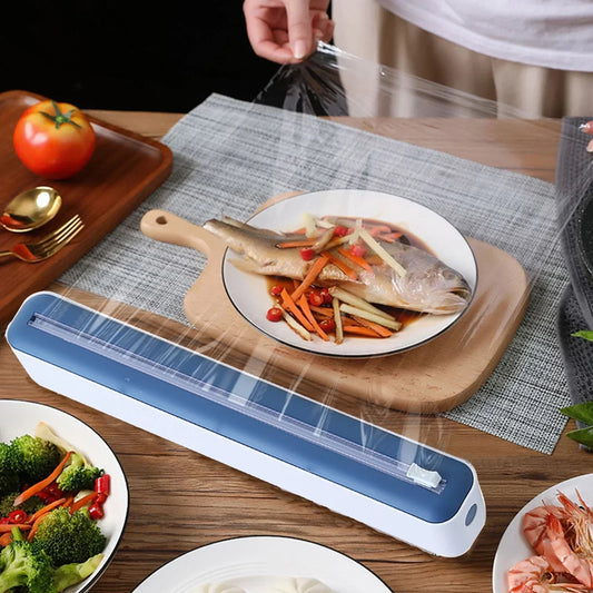 30x30cm Plastic Film and desktop Disposable plastic wrap cutter Refillable Foil Film Food Packaging Cling Film Cutting Machine Peaceful Pleasures Health and Wellness