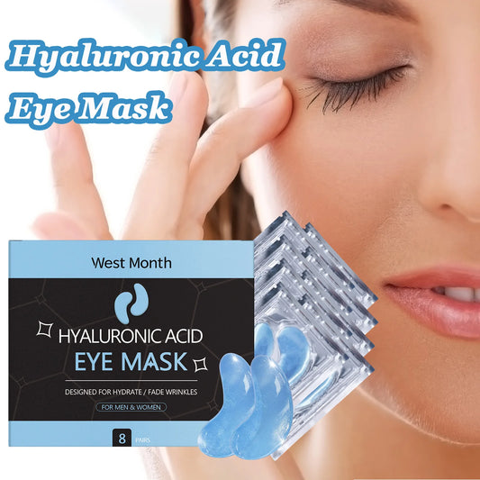 Hyaluronic Acid Eye Mask – Dark Circles & Puffiness Patches Peaceful Pleasures Health and Wellness