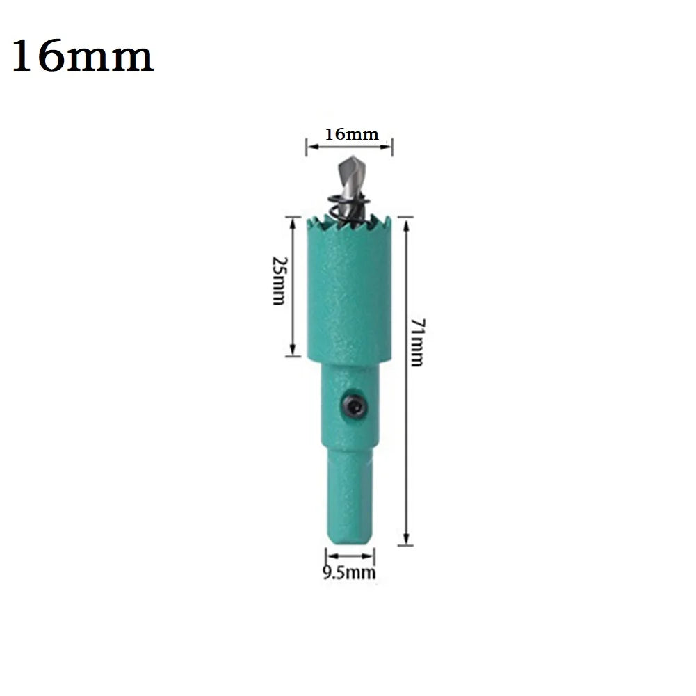 16- Bimetal Wood Hole Saw Drill Bit HSS 2 Woodworking Tools