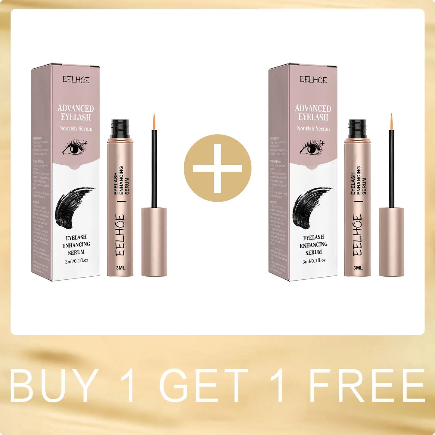 EELHOE Eyelash Growth Serum – Lengthening & Thickening, 3ml