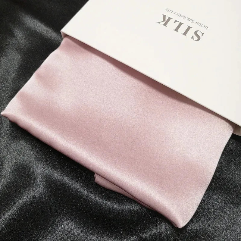 22 Momme 100% Mulberry Silk Pillowcase - Double Sided Solid Pure Silk Pillow Cover with Hidden Zipper - Grade 6A Luxury Bedding Peaceful Pleasures Health and Wellness