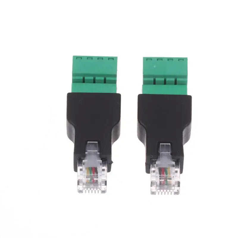 RJ11 6P4C Male to 4-Pin Screw Terminal Adapter | Phone Line