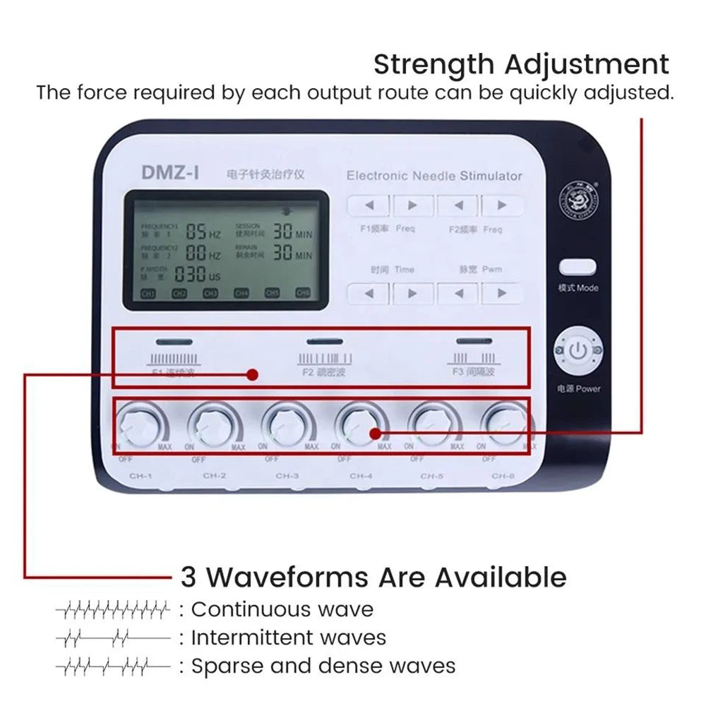 MagCellapy TENS Acupuncture Muscle Stimulator | 6-Output Pain Relief